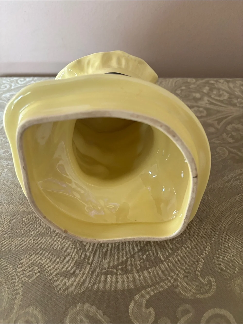 Yellow and Black Ceramic Chef Cookie Jar - Cooky Design